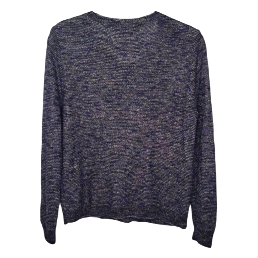 Eileen Fisher Blue Linen Blend Pullover Size Medium - Picture 2 of 6